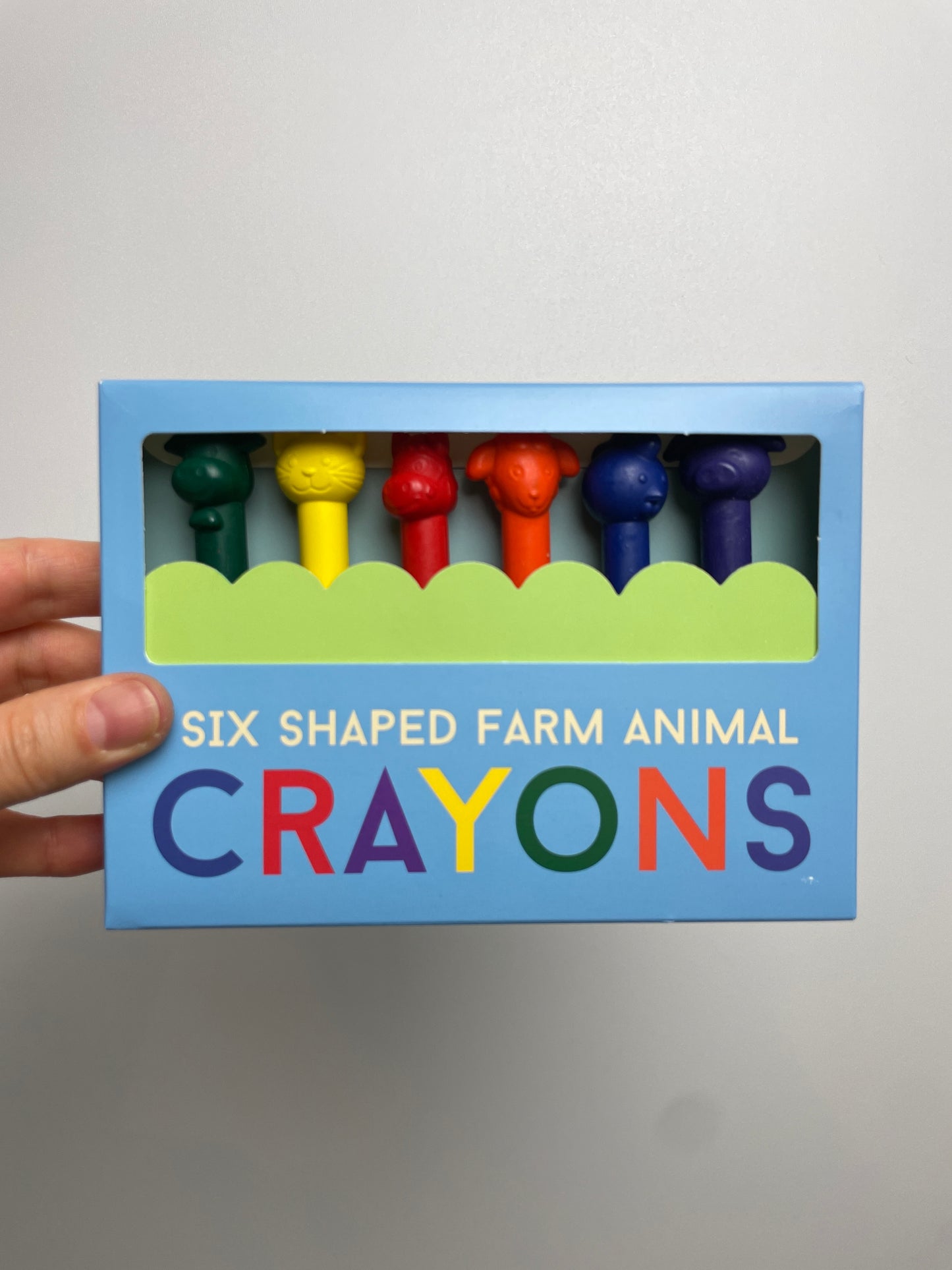 Wachsmalstifte mit Tierköpfen • 6er Set