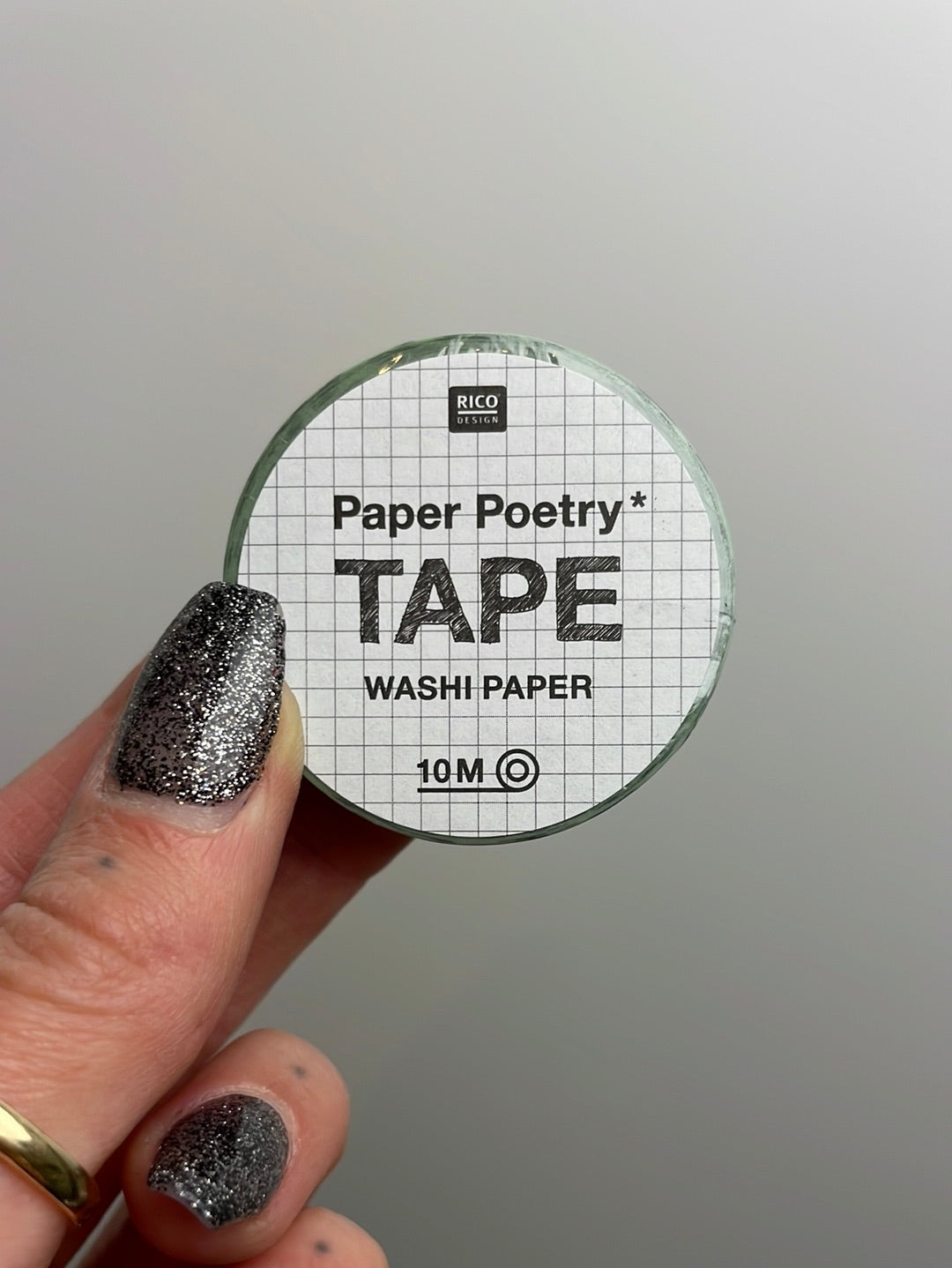 Paper Poetry Tape Stracciatella gold 15mm 10m Hot Foil