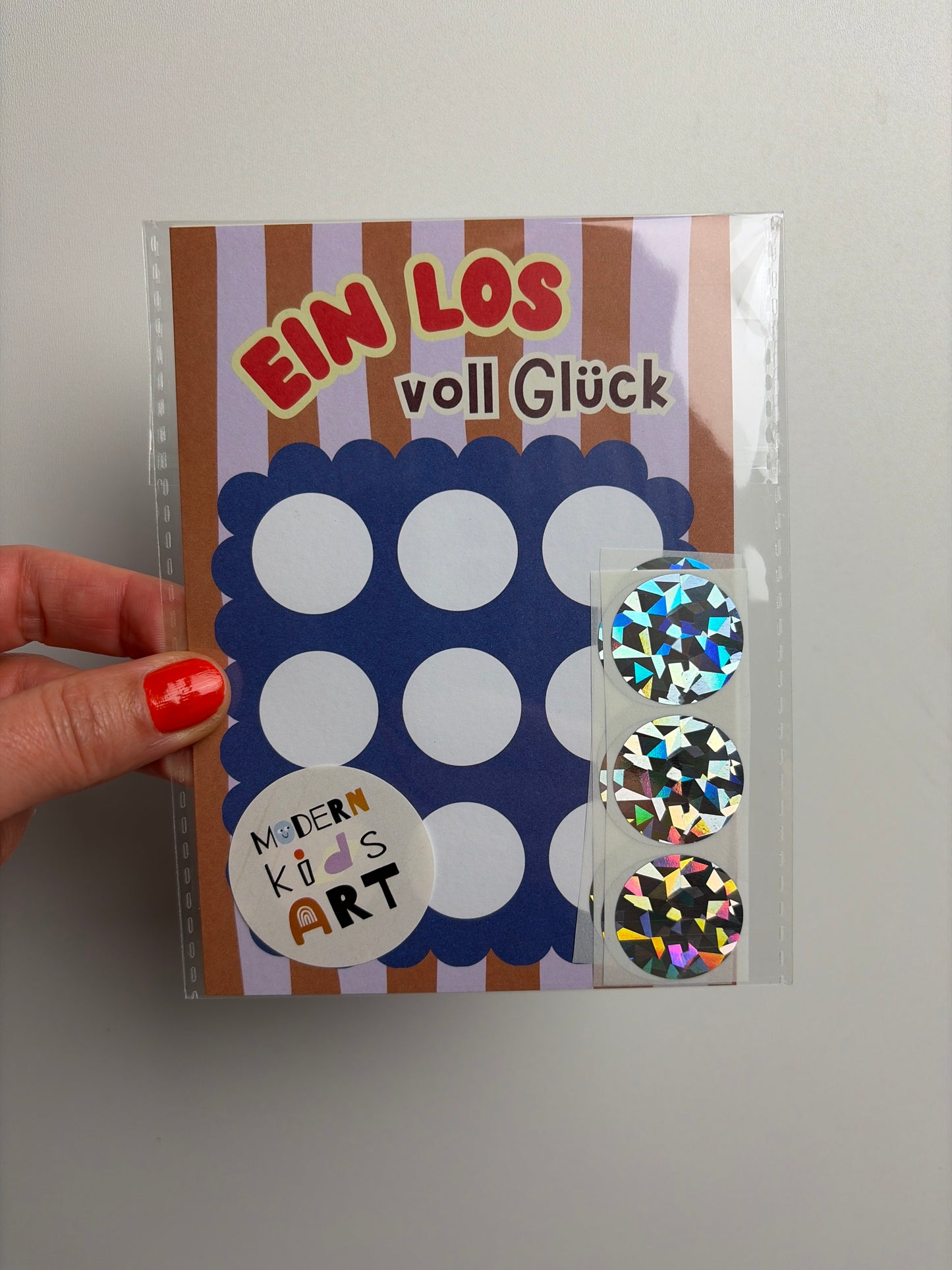 DIY GLÜCKSLOS RUBBELKARTE • DIN A6