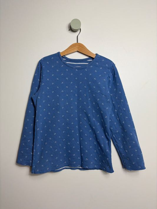 WENDE LANGARMSHIRT STREIFEN / ANKER • 116