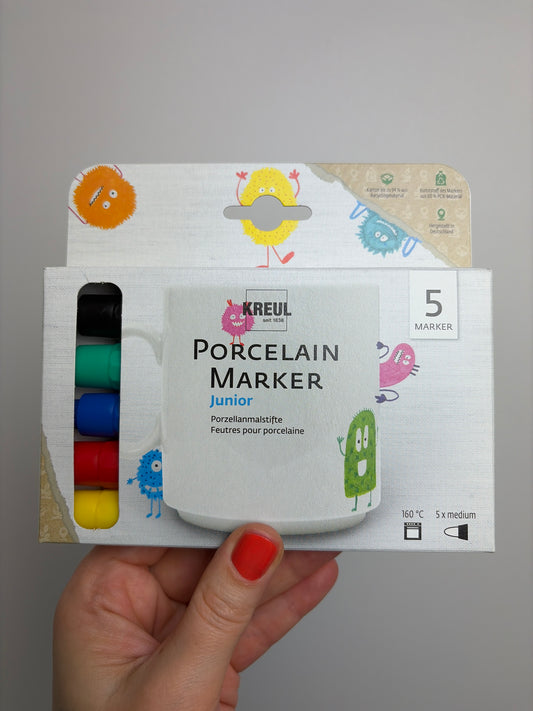 Porcelain Marker medium Junior 5er Set