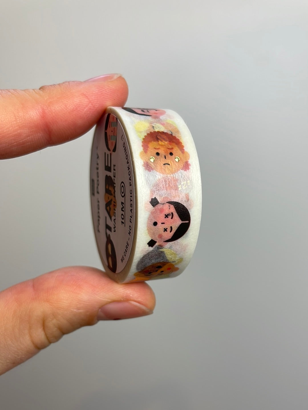 Paper Poetry • Tape Gesichter • 1,5cm 10m