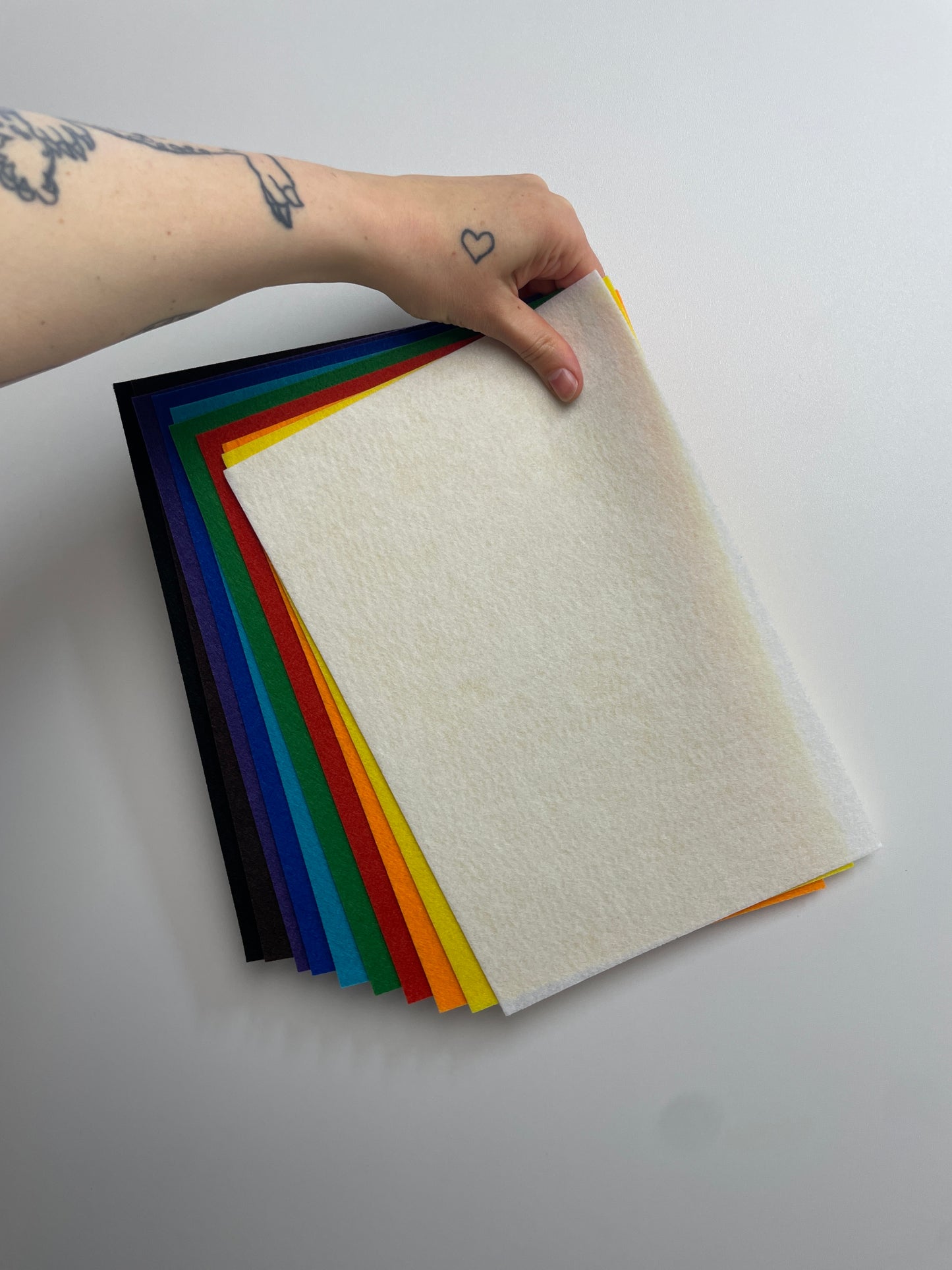 Filz-Plattenset Basic • 1mm 20x30cm 10 Farben
