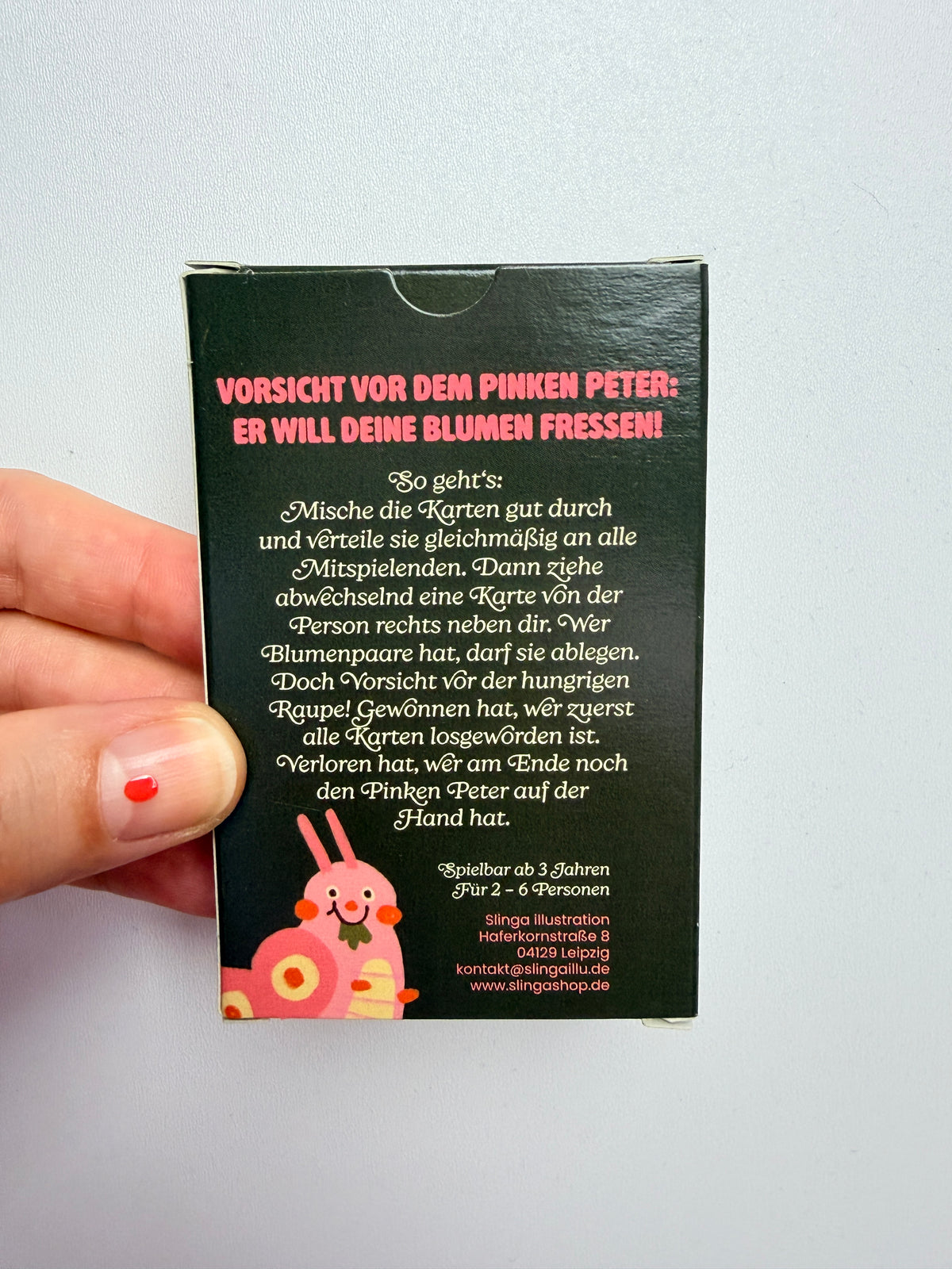 PINKER PETER • KARTENSPIEL