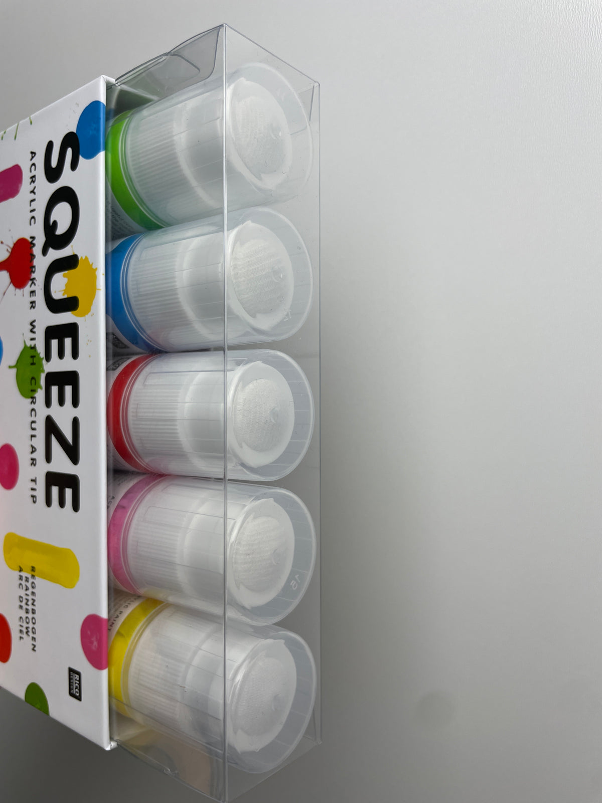SQUEEZE ACRYLIC MAKER SET • RAINBOW • 5x60 ML