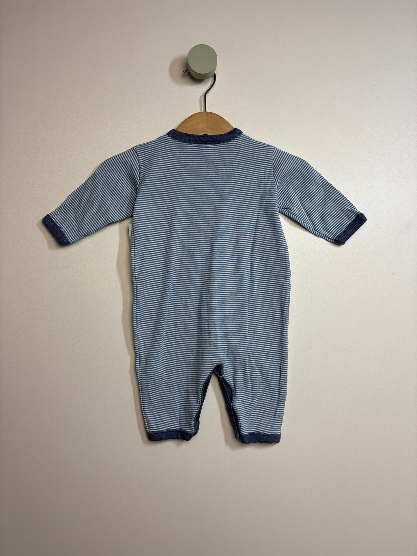 Jersey Strampler Streifen • 56 • petit bateau