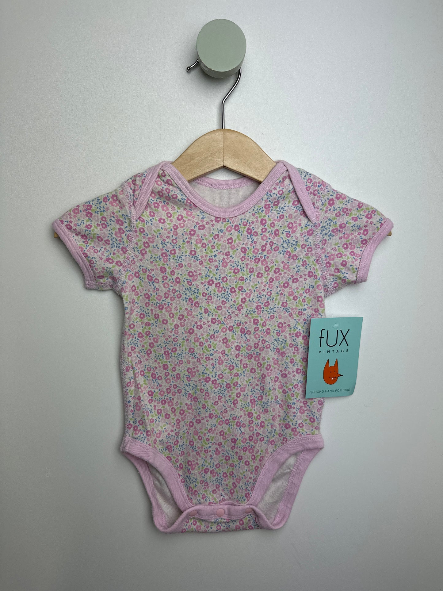 Kurzarm Body Blümchen • 68 • uniqlo