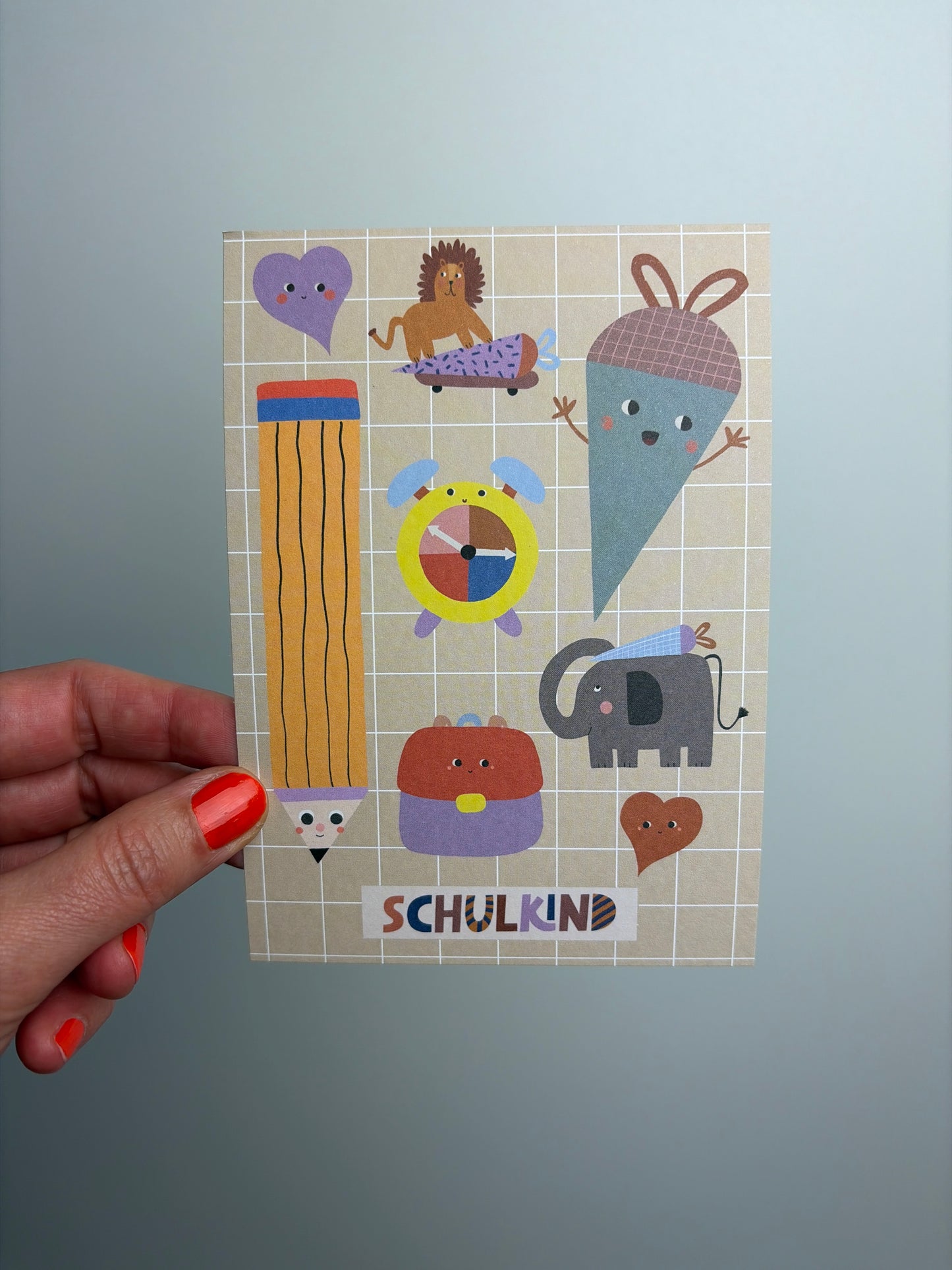 POSTKARTE • SCHULKIND MIX