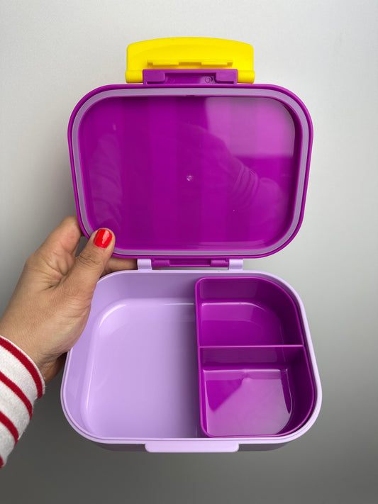 BROTDOSE MIT HERAUSNEHMBAREM EINSATZ • VIOLETT ROT FLIEDER