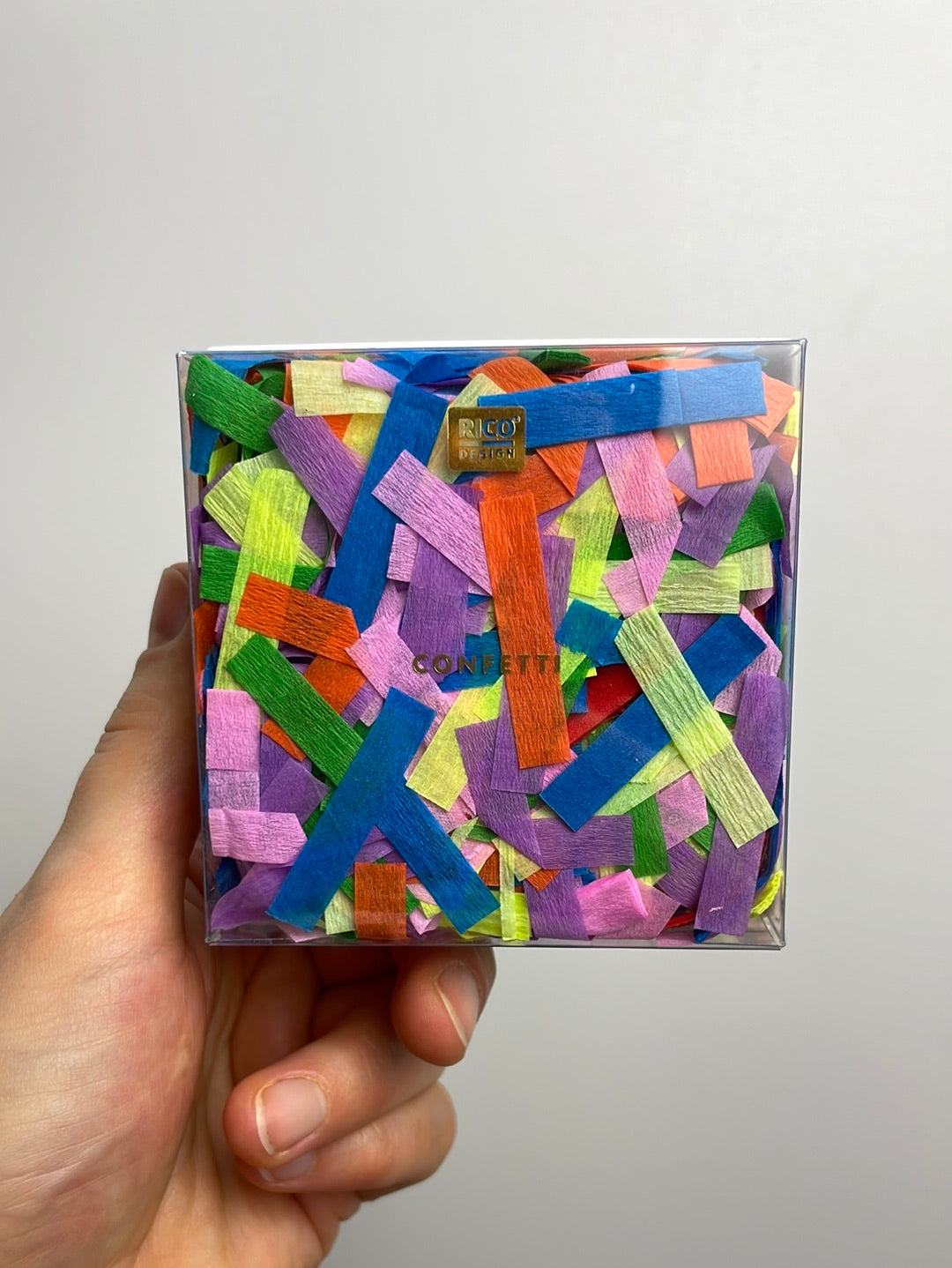 Krepp Konfetti • Regenbogen Klassik
