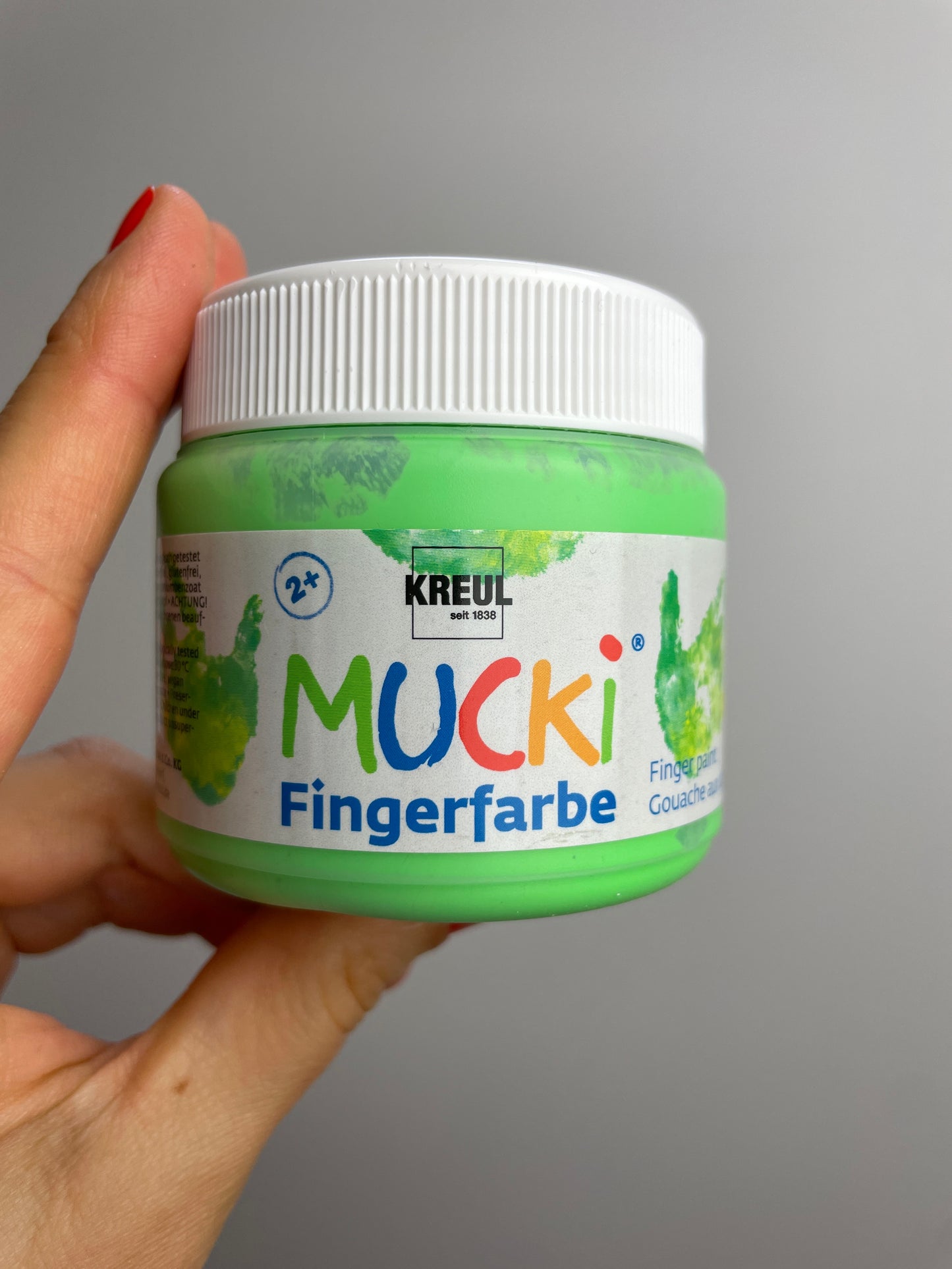 MUCKI • Quietsch-Fingerfarbe • Neon