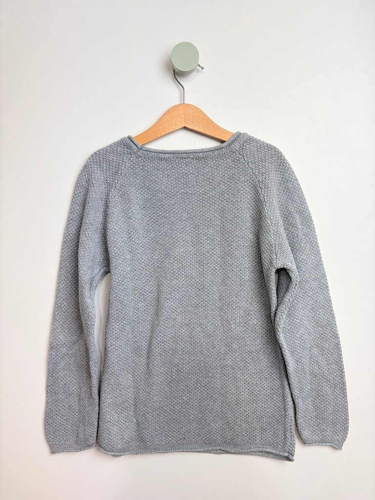 BAUMWOLL PULLOVER • 134 • PUSBLU