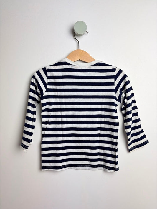 LANGARMSHIRT STREIFEN • 86 • H&M