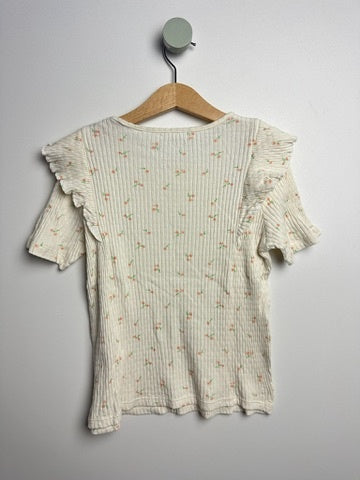 T-SHIRT MIT RÜSCHEN • 146
