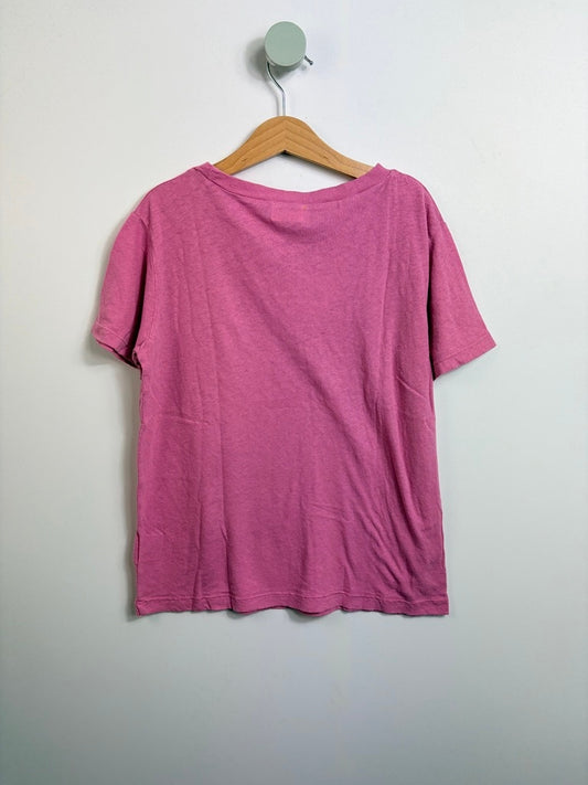 T-SHIRT BAUMWOLL LEINEN MIX • 152 • LONG LIVE THE QUEEN