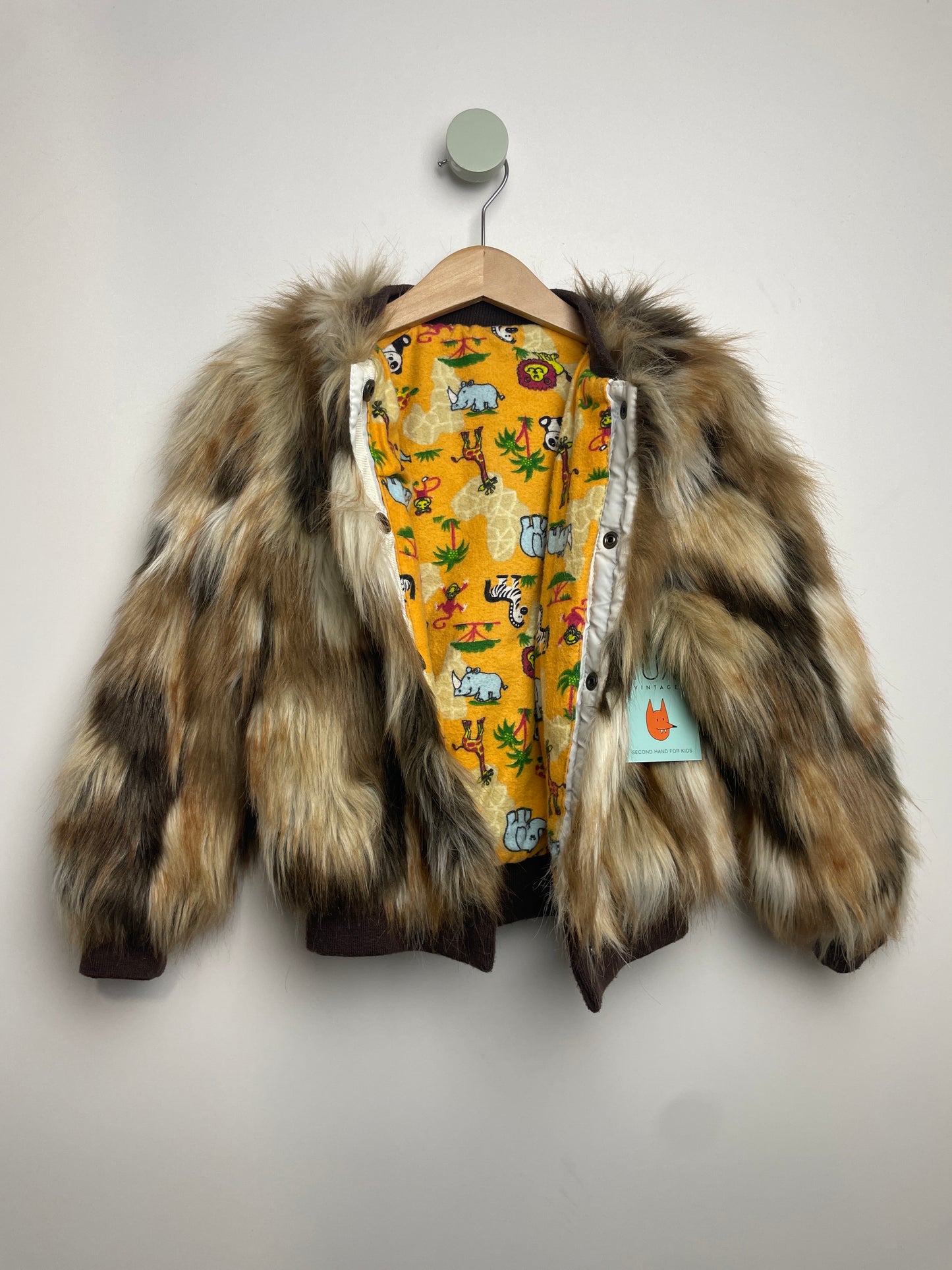 Vintage Kunstfelljacke • 98 • true vintage