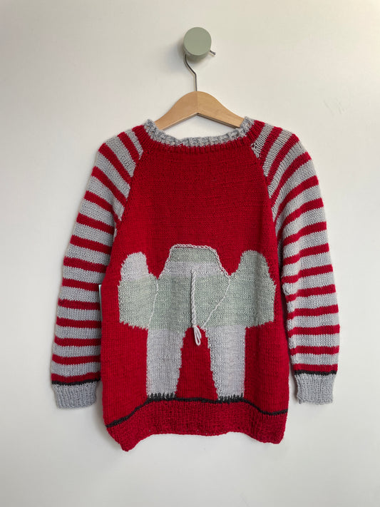 Pullover Elefant • 110 • handmade
