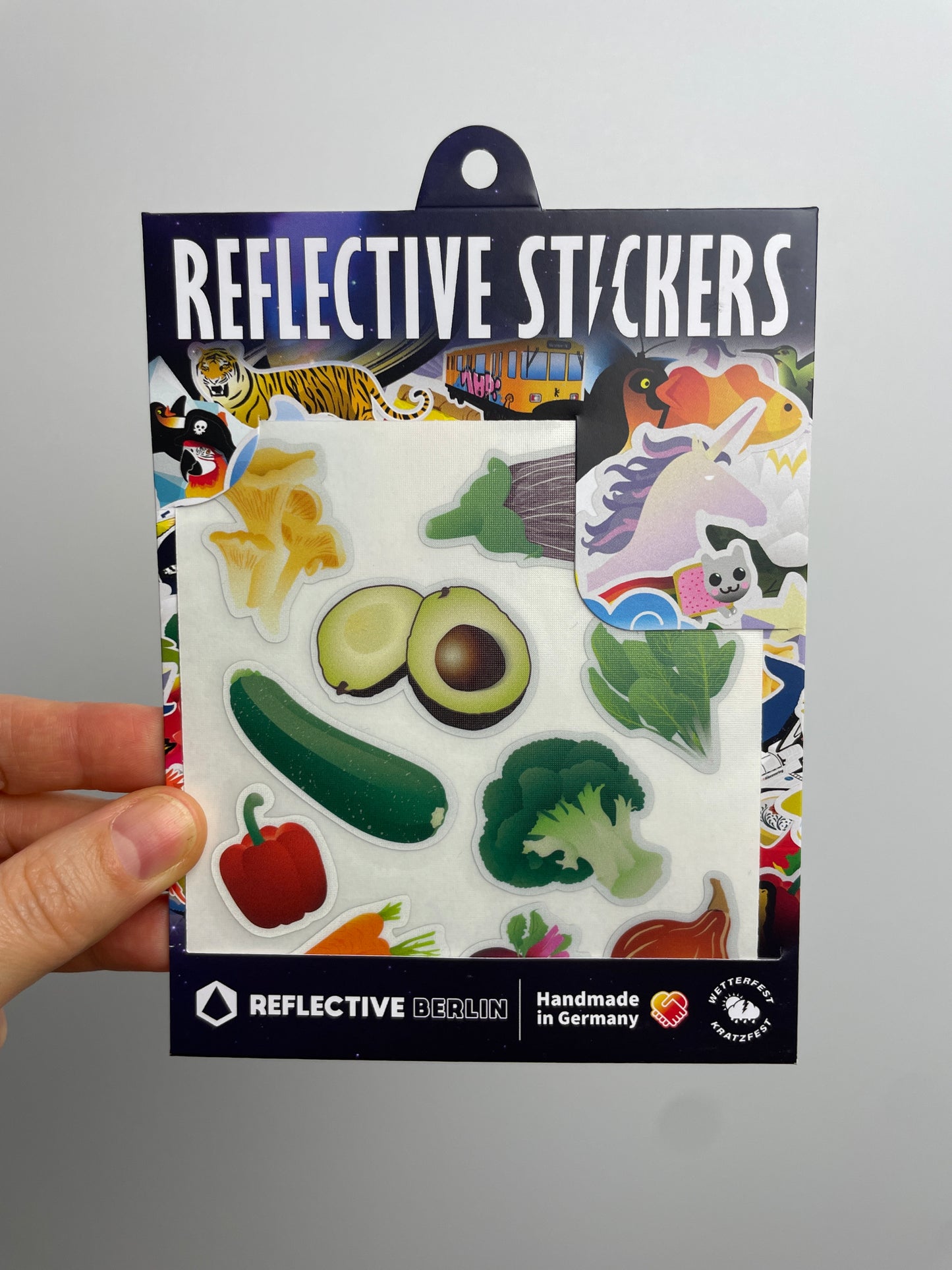 REFLEKTIERENDES STICKER SET KID • VEGGIES