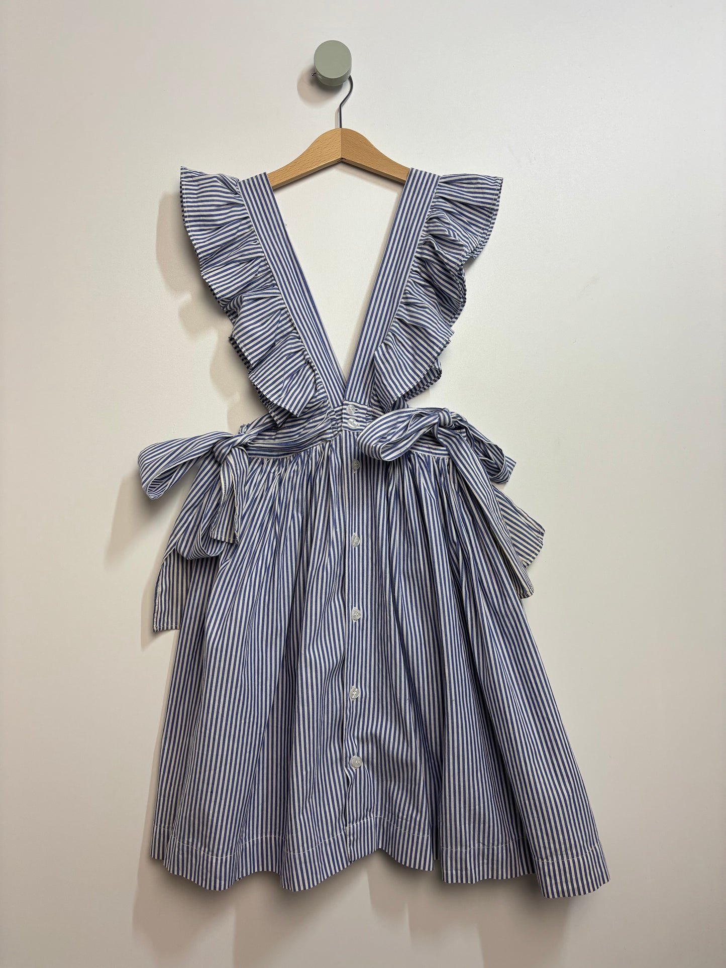Vintage Kleid mit Rüschenträgern • 134 • h&m