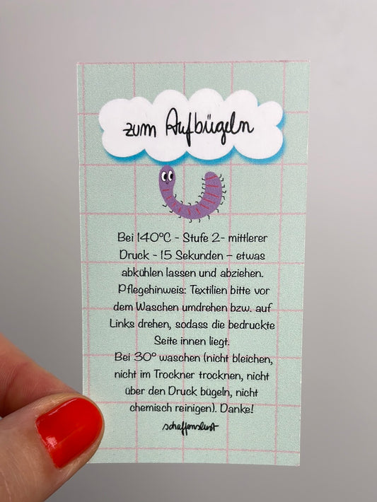 Monster im Pommeskostüm • Bügelbild