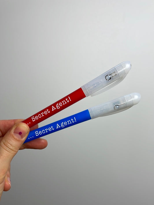 Spy Pen • 2 Kugelschreiber Für Geheime Botschaften
