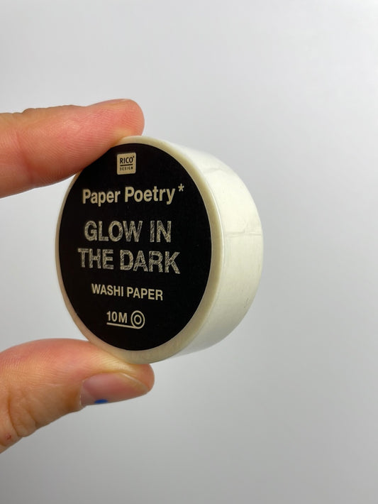 Paper Poetry • Glow in the Dark • 15mm 10m