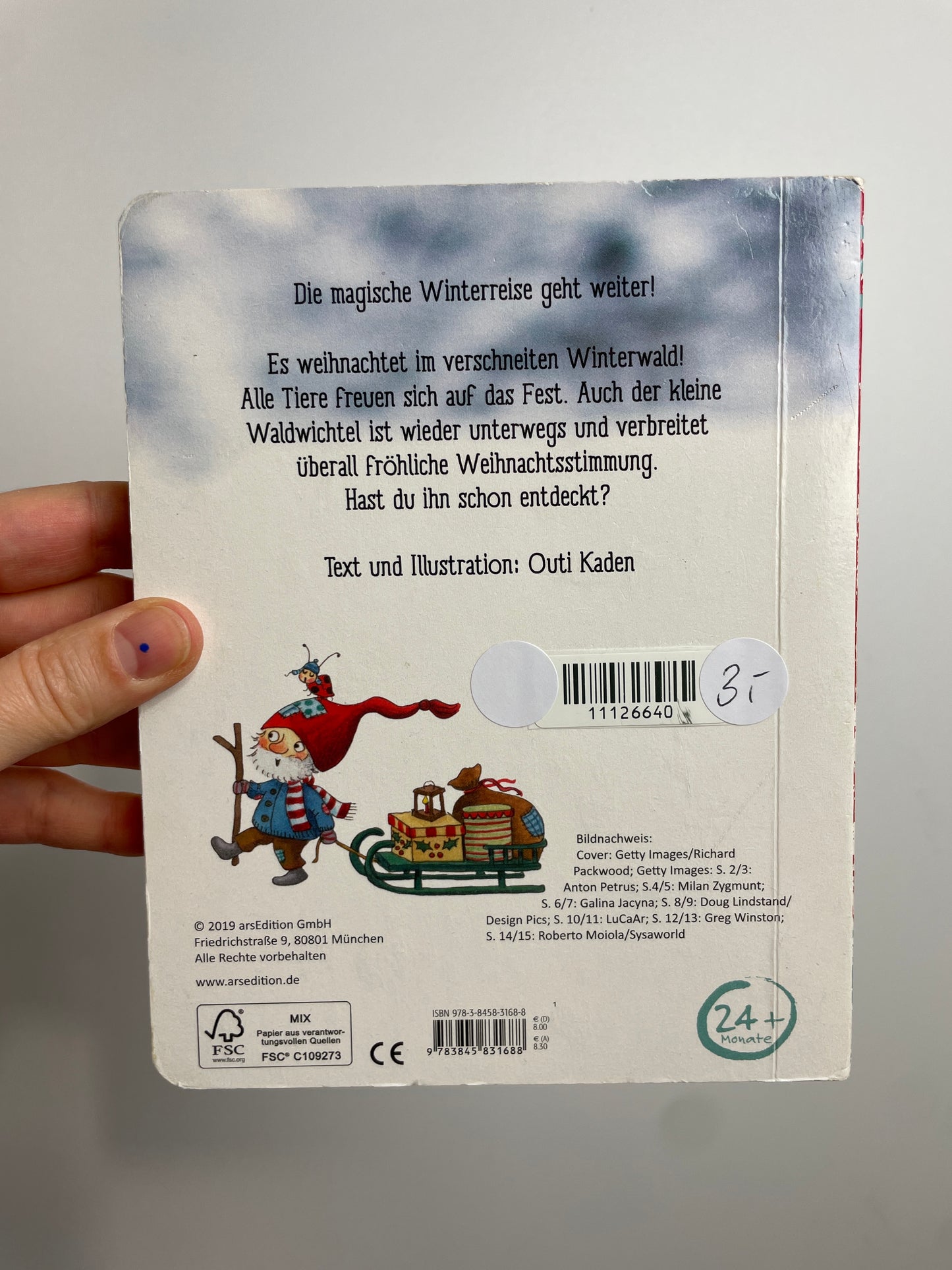 Weihnachtszeit im Wichtelwald • Outi Kaden• arsEdition