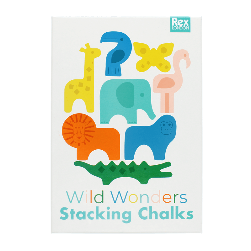 WACHSMALKREIDE ZUM STAPELN • WILD WONDERS • 8 STÜCK