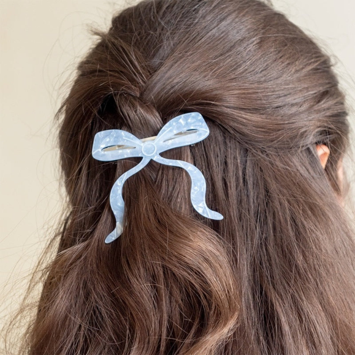 HAARSPANGE • BLAUE SCHLEIFE