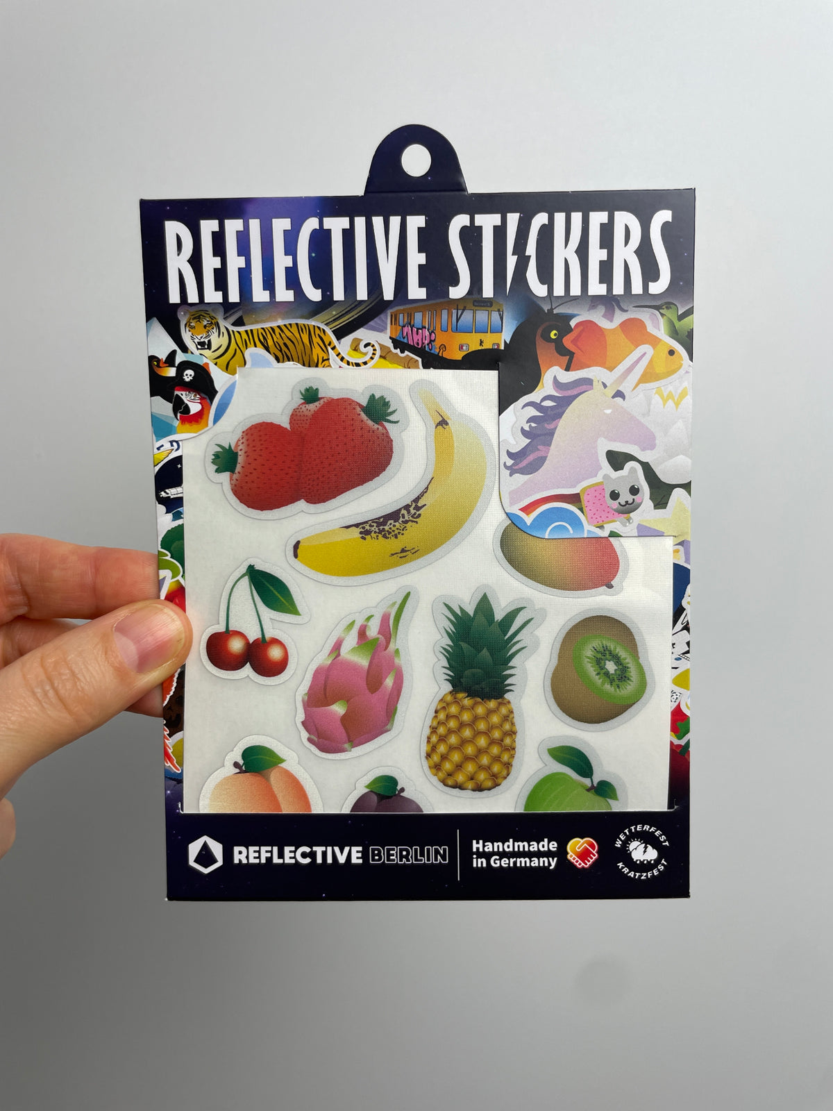 REFLEKTIERENDES STICKER SET KID • FRUITS