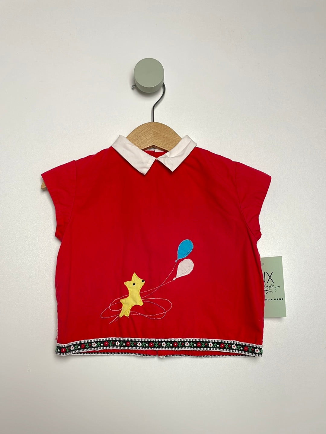 Bluse Hund • 68 • true vintage