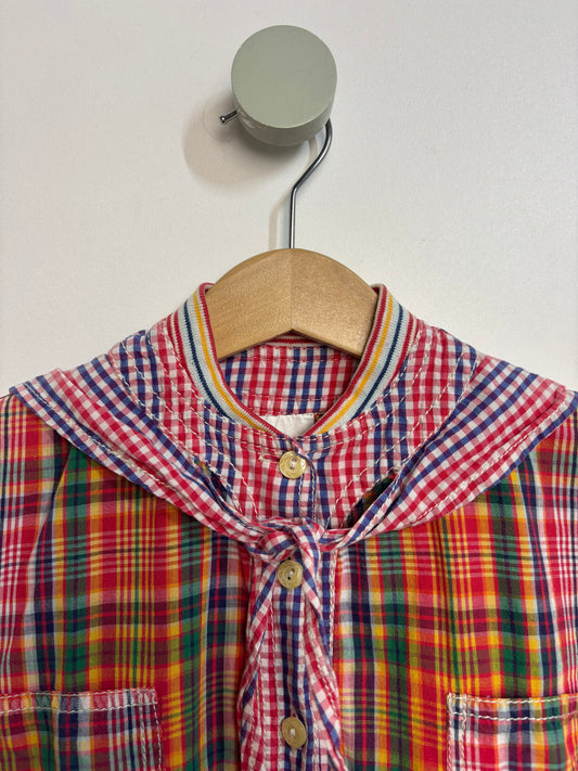 kariertes Vintage Matrosenkleid • 98 • oilily