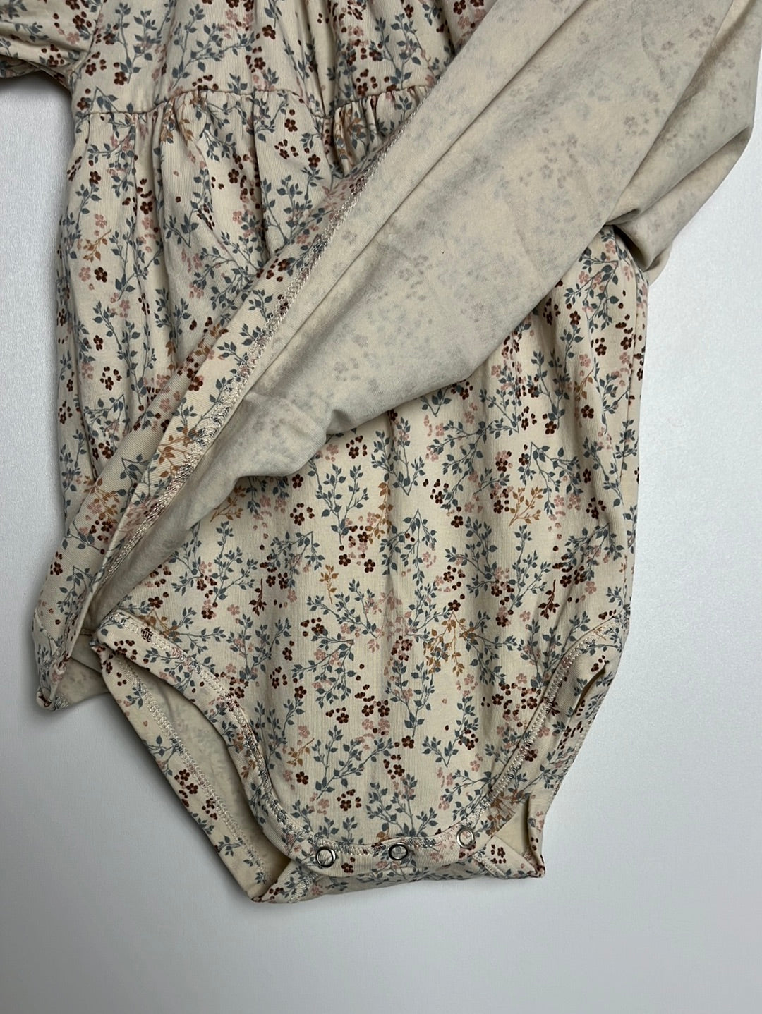 Kleid mit Body - 80 - müsli