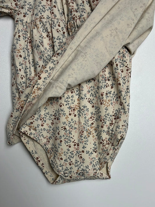 Kleid mit Body - 80 - müsli