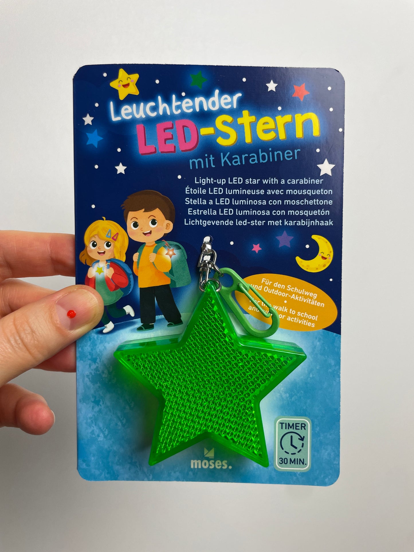 LED-Stern mit Karabiner
