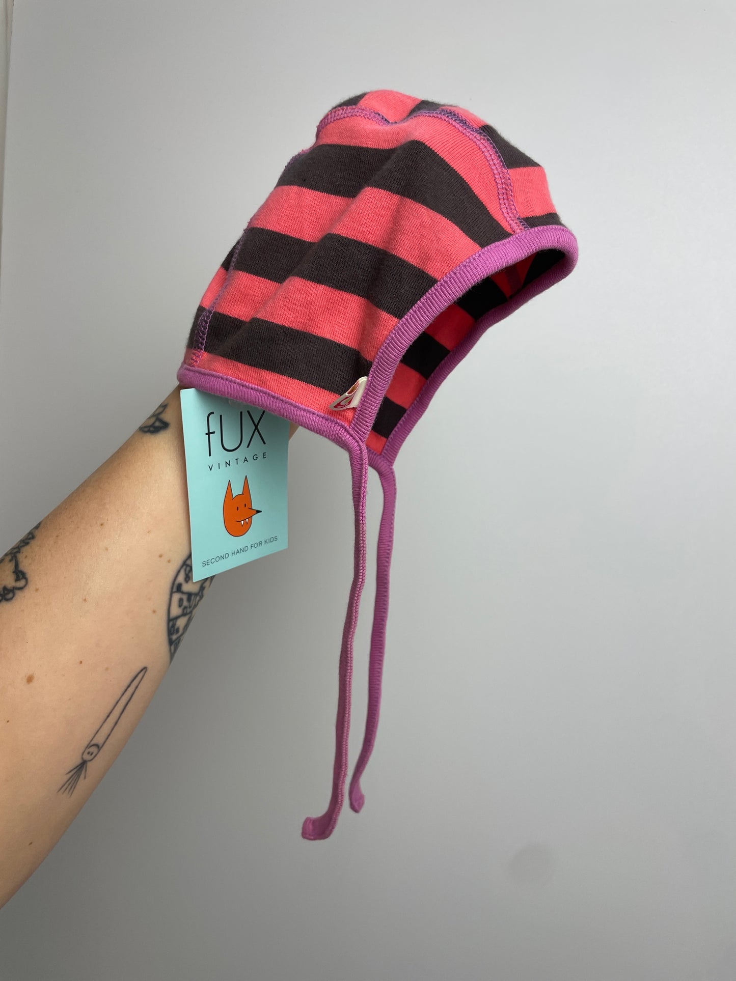 Babyhaube Streifen • 68 • katvig