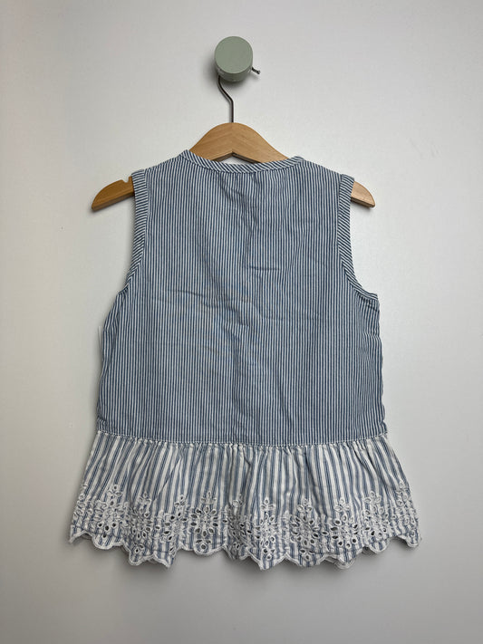 Bluse mit Rüschen & Streifen • 116 • tom tailor