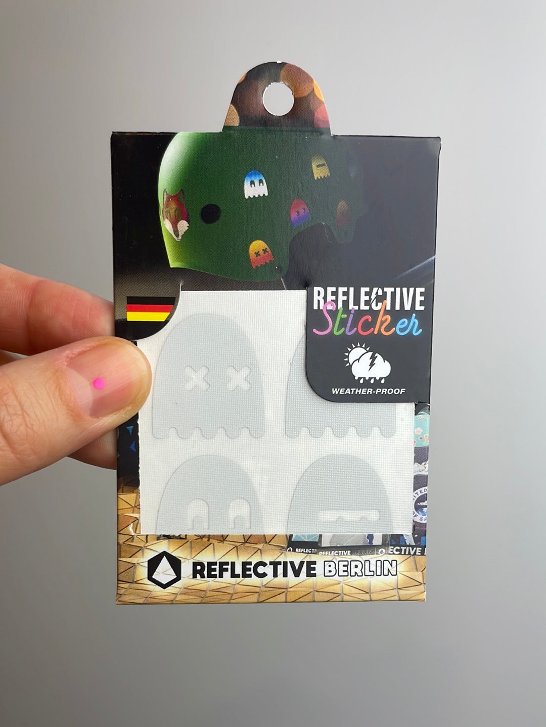 Reflective Sticker • Ghosts White