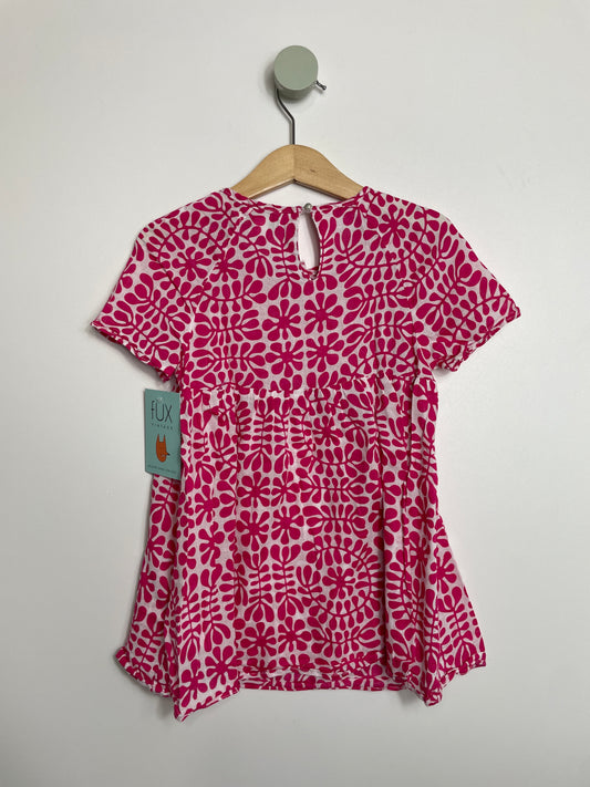 Bluse Blumenmuster • 122 • vertbaudet