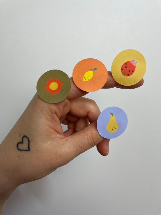 Sticker ZITRONE • 8 er Set