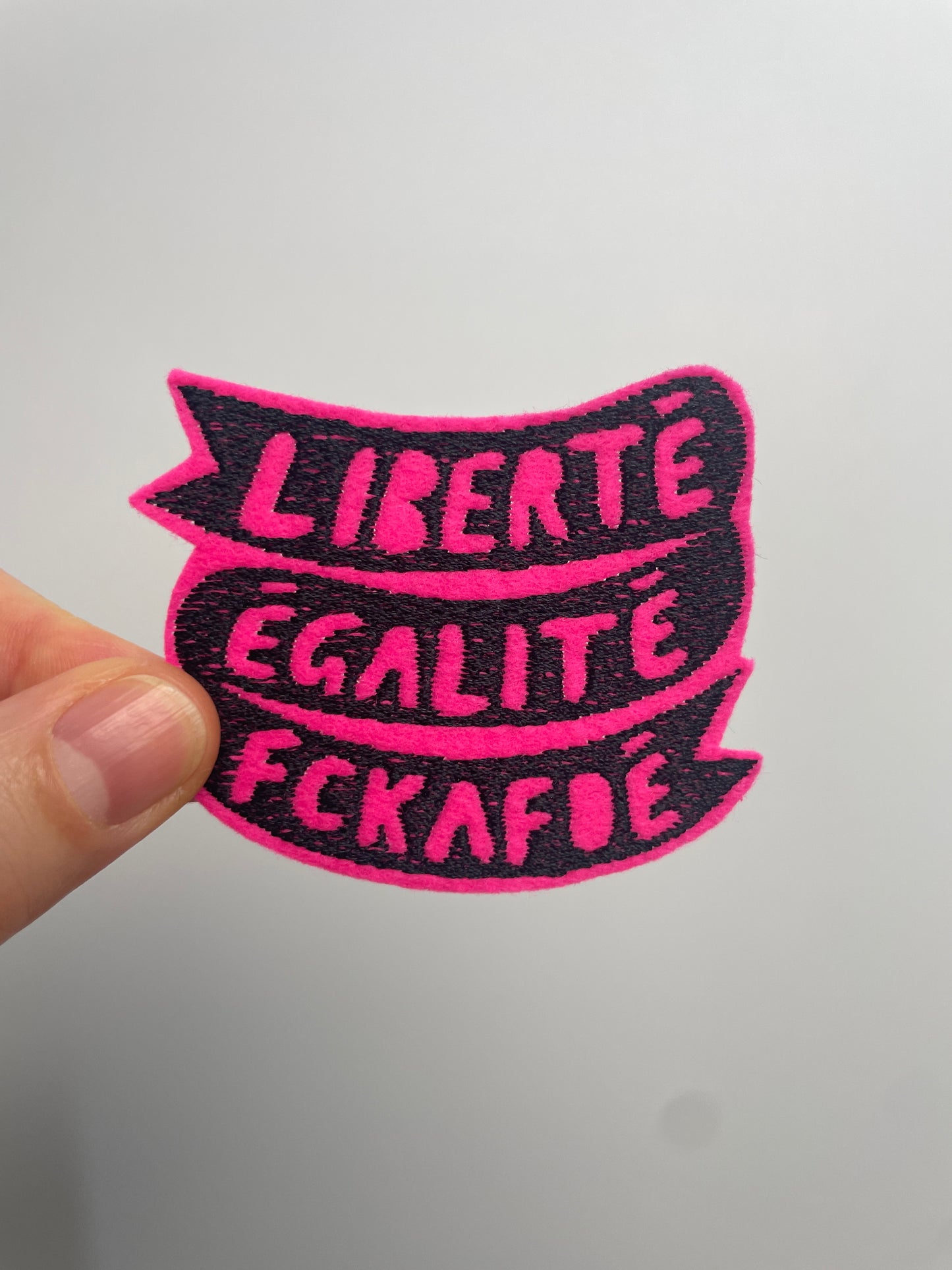 LIBERTE EGALITE FCKAFD Patch • Bügelflicken