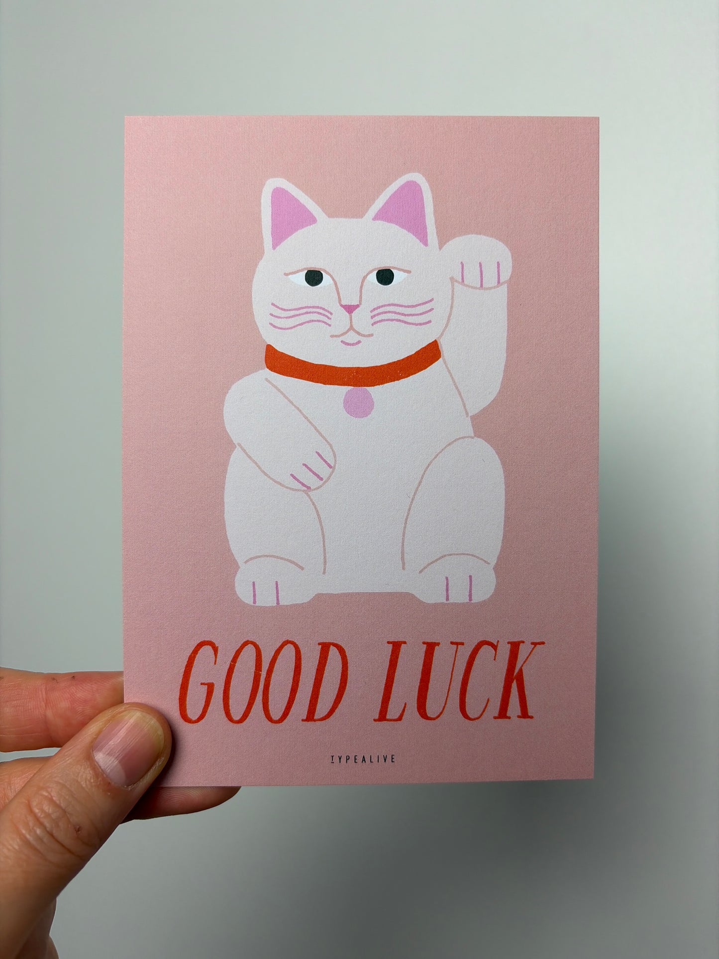 POSTKARTE • LUCKY CAT