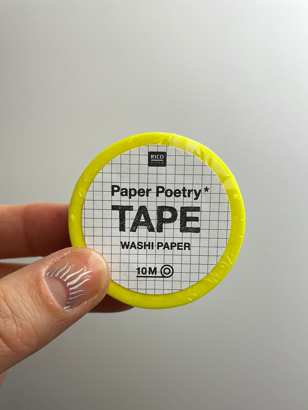 Paper Poetry • Tape irisierend 15mm 10m gelb
