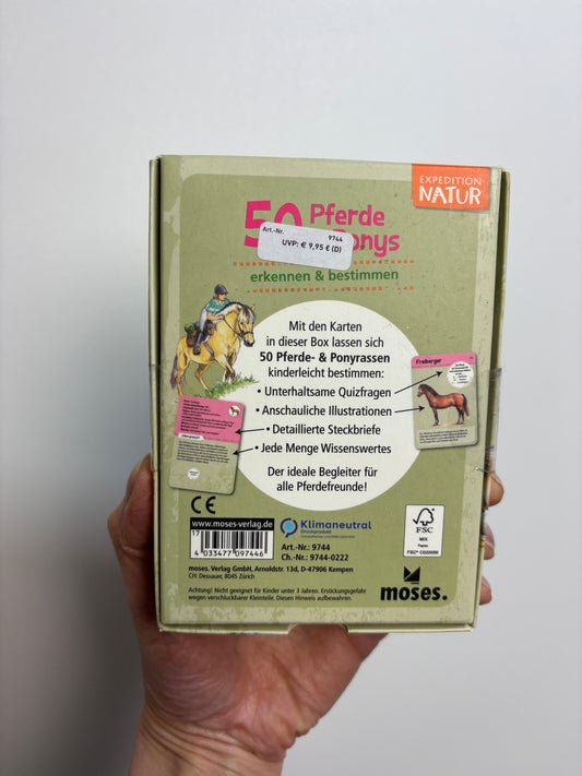 50 Pferde & Ponys • Karten • moses.