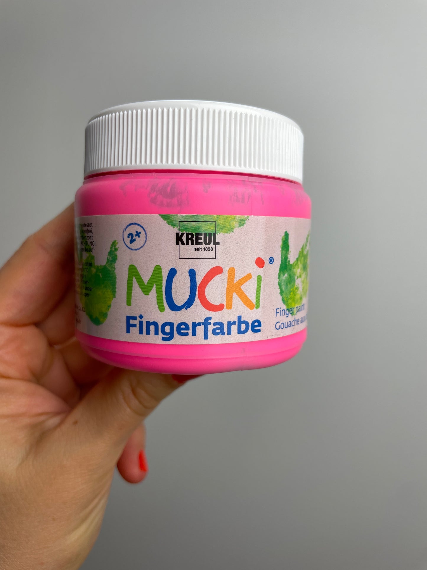 MUCKI • Quietsch-Fingerfarbe • Neon