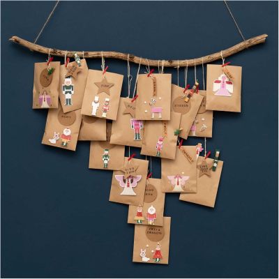 PAPER POETRY • 3D STICKER WEIHNACHTSMANN • 1 BLATT
