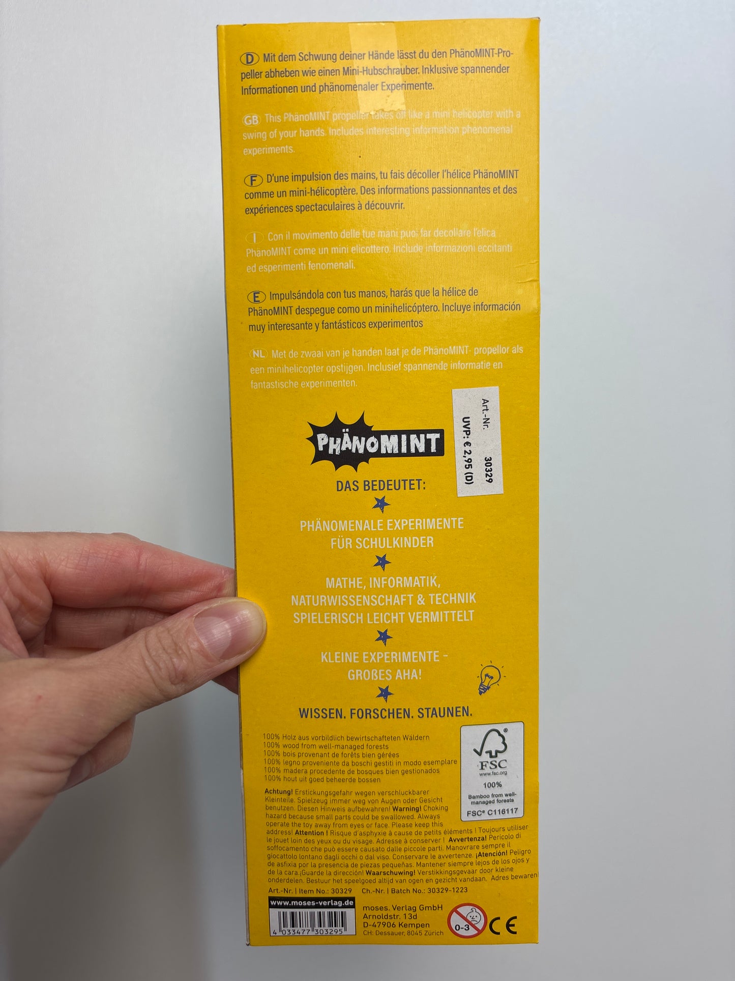 Fliegender Mini-Propeller
