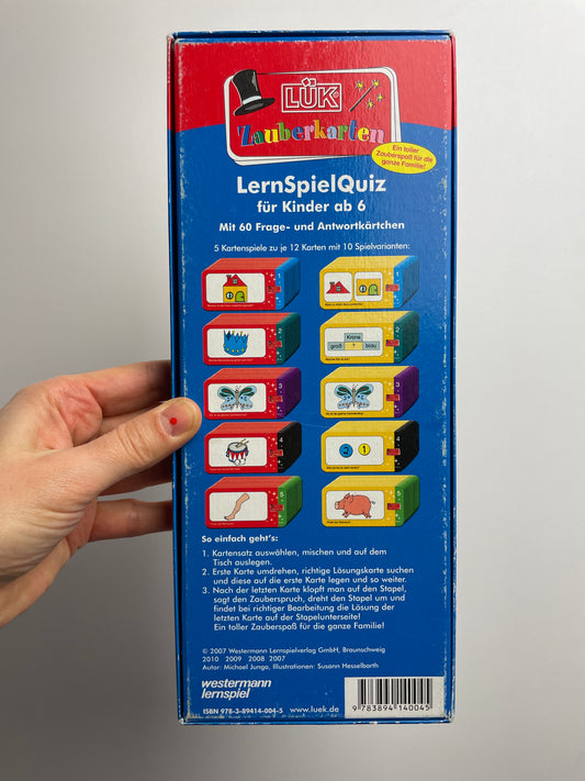 Lük Zauberkarten • LernSpielQuiz • westermann lernspielverlag