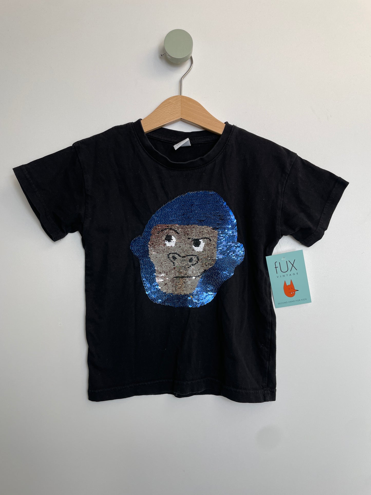 T-Shirt Streichpailletten Affe • 98 • lindex