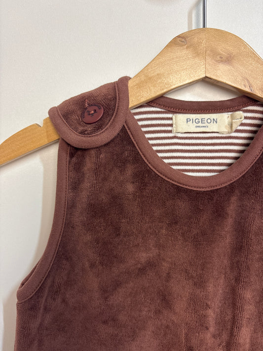 Warmer Baby Strampler Velour • 86 • pigeon organics